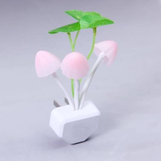 đèn ngủ-đèn ngủ hình cây nấm cảm biến ánh sáng tự động bật tắt an toàn tiện ích