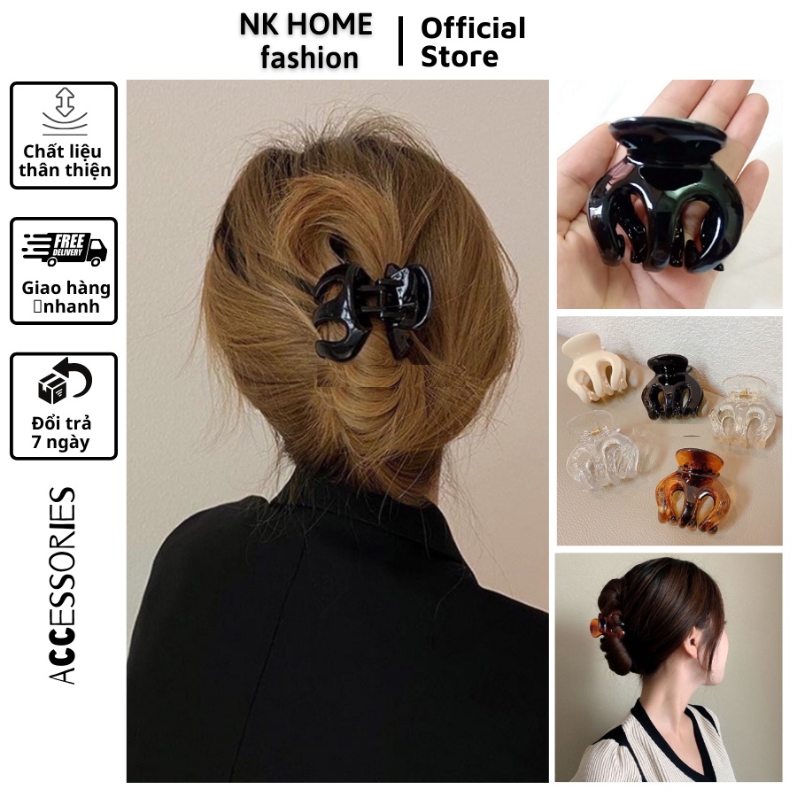 Kẹp Tóc Càng Cua 6 Răng Thái Lan Chắn Chắn Siêu Xinh