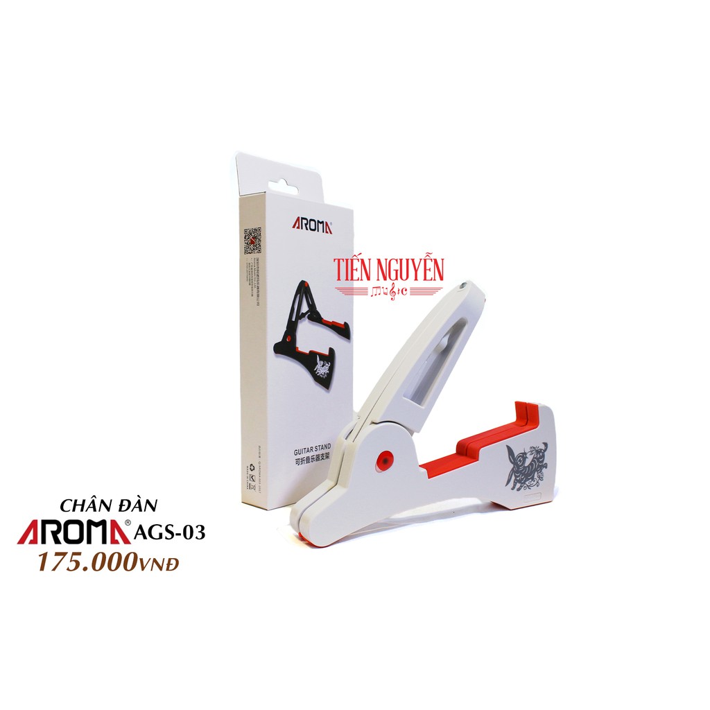 Chân kê đàn Aroma AGS-03 gấp gọn chính hãng - để đàn Guitar