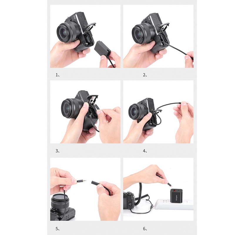 Bộ Sạc Pin ACK-E17 USB C LP-E17 Cho Máy Ảnh Canon EOS 200D 750D 760D 770D 800D 850D