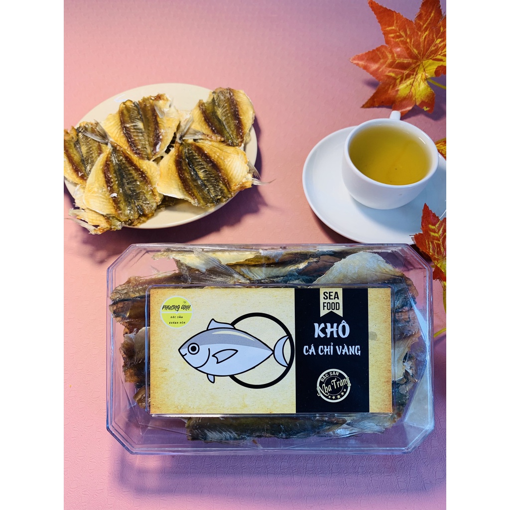Cá Chỉ Vàng Loại Ngon Đặc Sản Nha Trang Hộp 500Gr