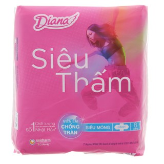 Băng vệ sinh Diana siêu thấm siêu mỏng cánh