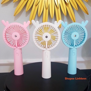 Quạt mini phun sương tự động