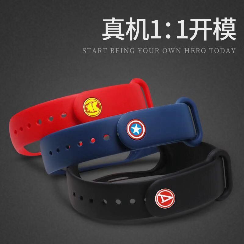 Dây Đeo Thay Thế Nhiều Màu Chống Nước / Chống Mất Cho Đồng Hồ Thông Minh Xiaomi Mi Band 5 / 4 / 3