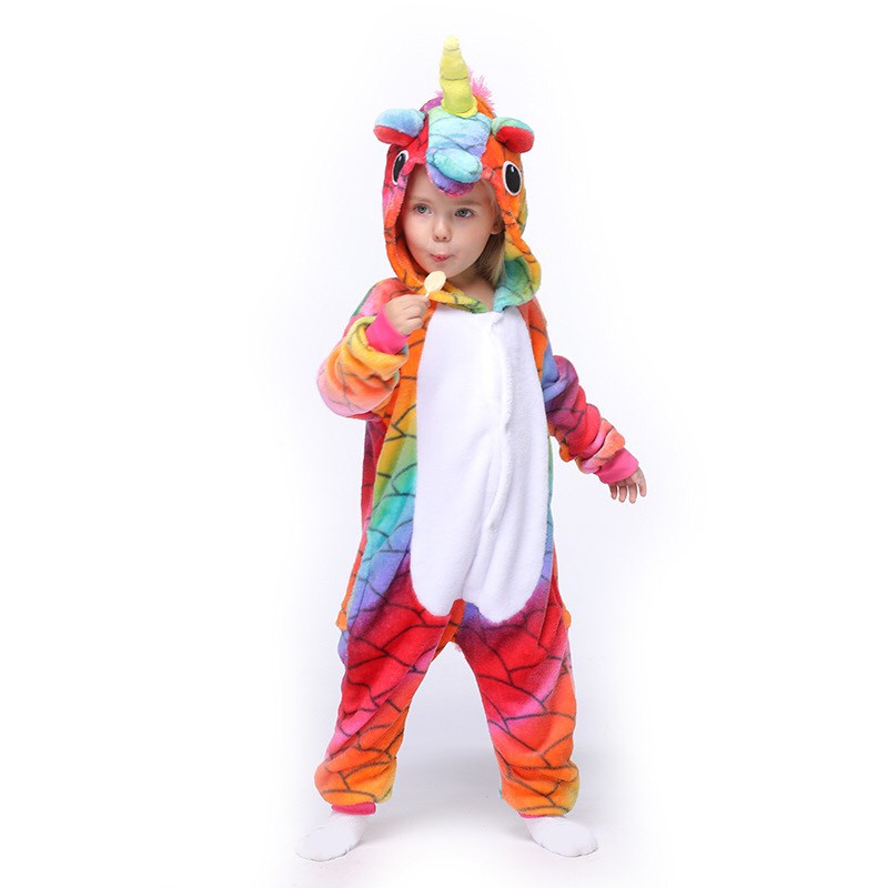 (TA12) Bộ Đồ Thú Liền Thân Trẻ Em, Bộ Đồ Thú Unicorn Vảy Rồng Trẻ Em, Bộ Đồ Thú Unicorn Cho Bé