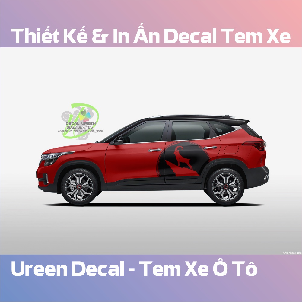 Decal Tem Xe SELTOS Mẫu 012