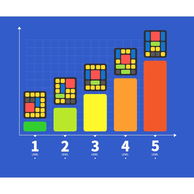 Đồ chơi xếp hình cảm biến thông minh Xiaomi giiker Super Huarong Road Question vui nhộn cho trẻ em