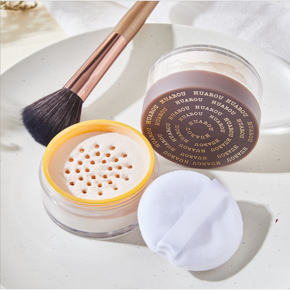 BỘT PHẤN PHỦ PHẤN NỀN NÂU MỘC HUAROU0026 CHE KHUYẾT ĐIỂM KIỀM DẦU TỐT LÂU TRÔI MỀM MỊN HÀNG NỘI ĐỊA CHÍNH HÃNG