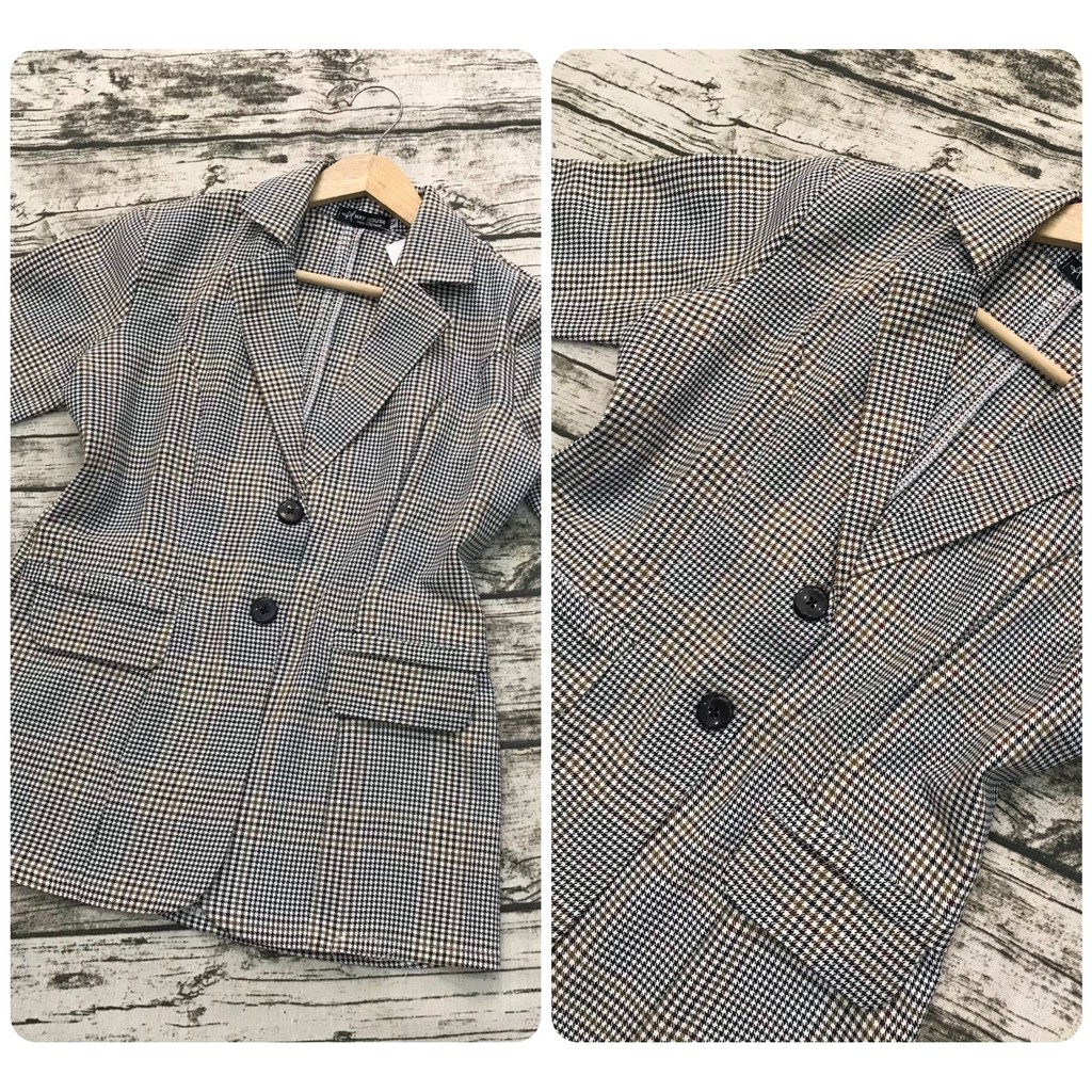 ÁO VEST CÔNG SỞ SỌC CARO CÓ TÚI THẬT | BigBuy360 - bigbuy360.vn