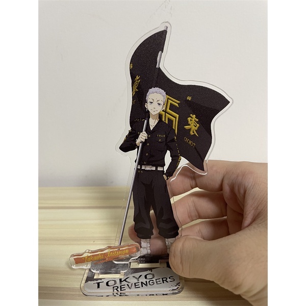 Lá cờ bằng acrylic in hình nhân vật anime Tokyo Avengers