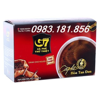 Combo 5 hộp cà phê hòa tan đen Trung Nguyên- 15 gói*2gr