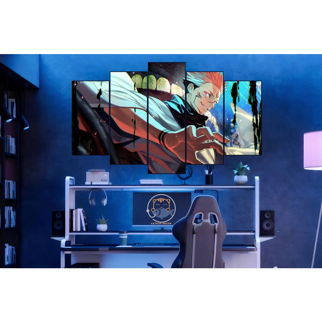 Tranh dán tường decor trang trí phòng anime CHÚ THUẬT HỒI CHIẾN - JUJUTSU KAISEN - Bộ 6