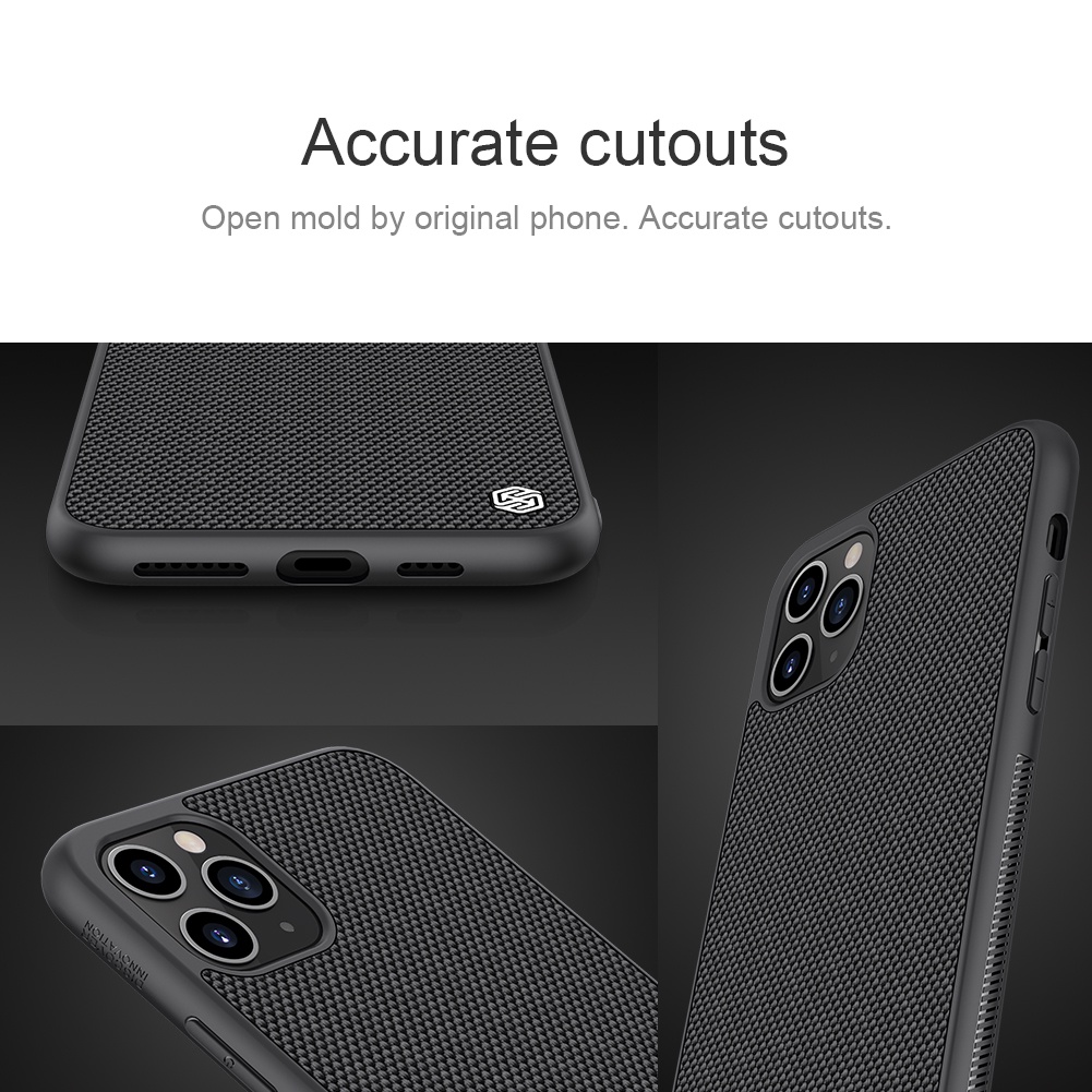 ỐP LƯNG IPHONE 11 PRO MAX - 11 PRO - 11 NILLKIN TEXTURED NYLON FIBER CHÍNH HÃNG