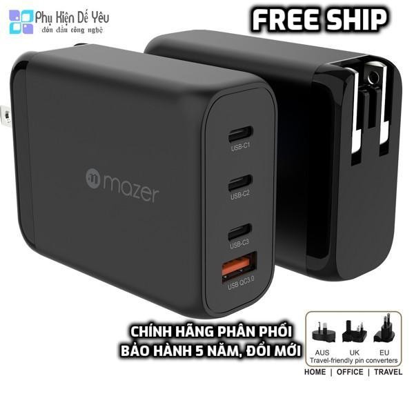 Sạc tường Mazer Infinite.BOOST SuperMINI GaN PD120W [Chính hãng phân phối, Bảo hành 2 năm]