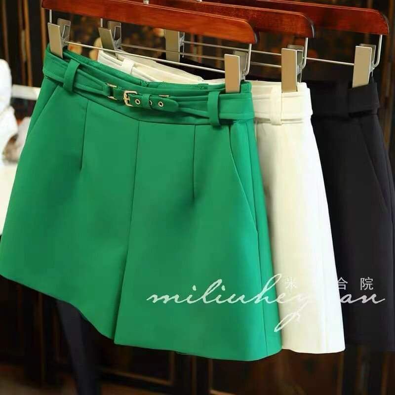 Quần sooc vải đai khuy hàng QCL1