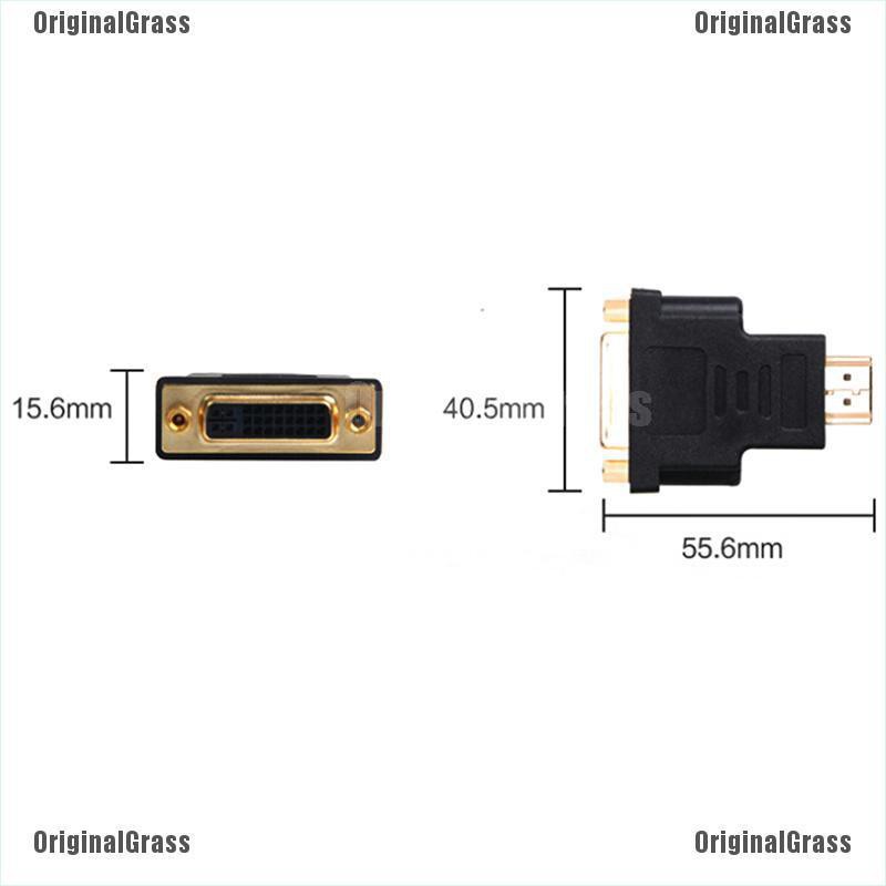 Bộ Chuyển Đổi Dvi-d Dual Link (24 + 5 Pin) Female Sang Hdmi Male Cho Lcd Hdtv