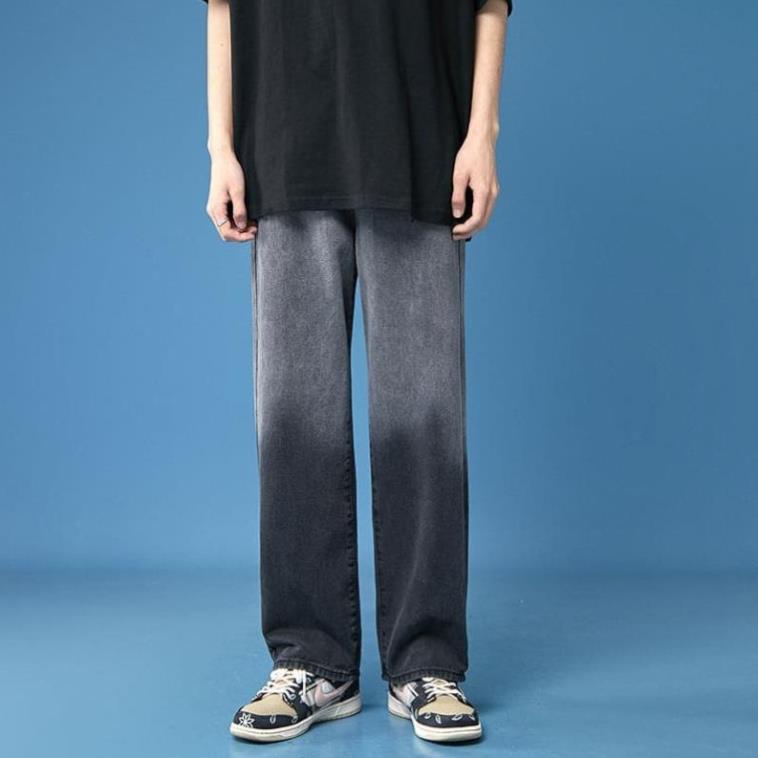 Quần jean nam clowdy.store phong cách hàn quốc-Ống Suông Unisex hàng chất lượng cao ,Q11