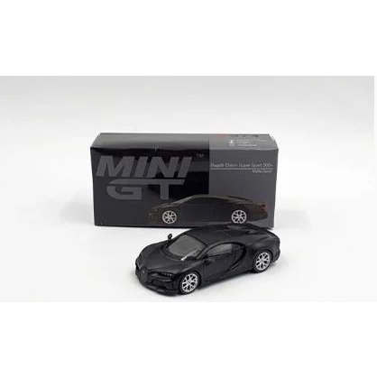 Mô hình xe Bugatti Chiron Super Sport 300+ Matte Black LHD 1:64 MiniGT