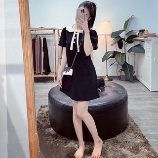 váy xuông cổ bèo