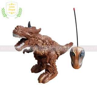 Đồ chơi khủng long điều khiển phun lửa