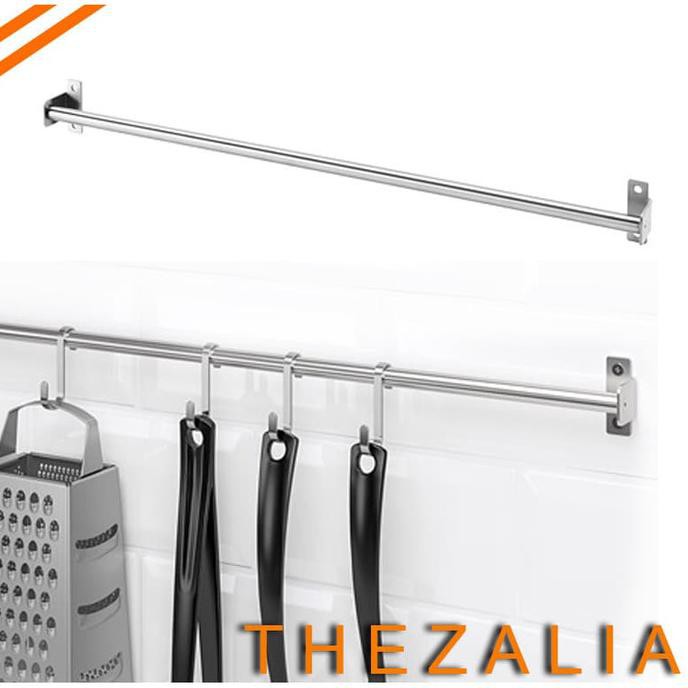 Giá Treo Dụng Cụ Nhà Bếp Bằng Thép Không Gỉ 56cm | BigBuy360 - bigbuy360.vn