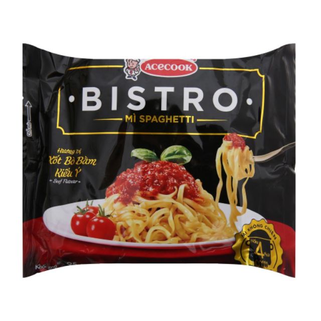 [Mã 267FMCGSALE giảm 8% đơn 500K] Mì Bistro phô mai/xốt bò bằm 95g