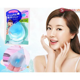 Miếng rửa mặt massage trị mụn đầu đen silicon