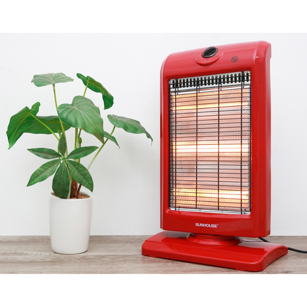 Đèn Sưởi Sunhouse SHD 7016 Công Nghệ Holagen 3 Bóng Cao Cấp- Máy Sưởi Ấm Phòng Ngủ, Quạt Sưởi Mini- Hàng Chính Hãng