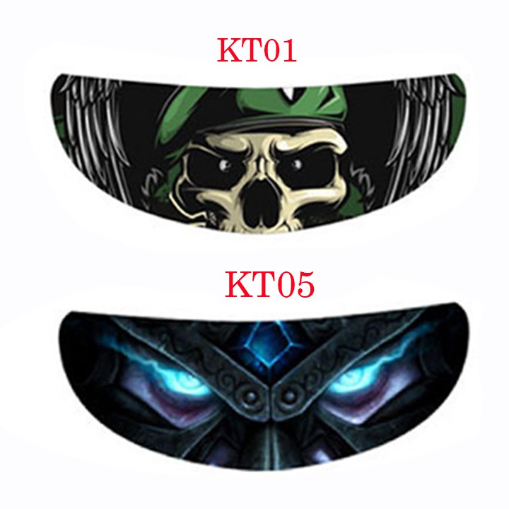 Decal 3D dán trang trí kính mũ bảo hiểm- mIa shop
