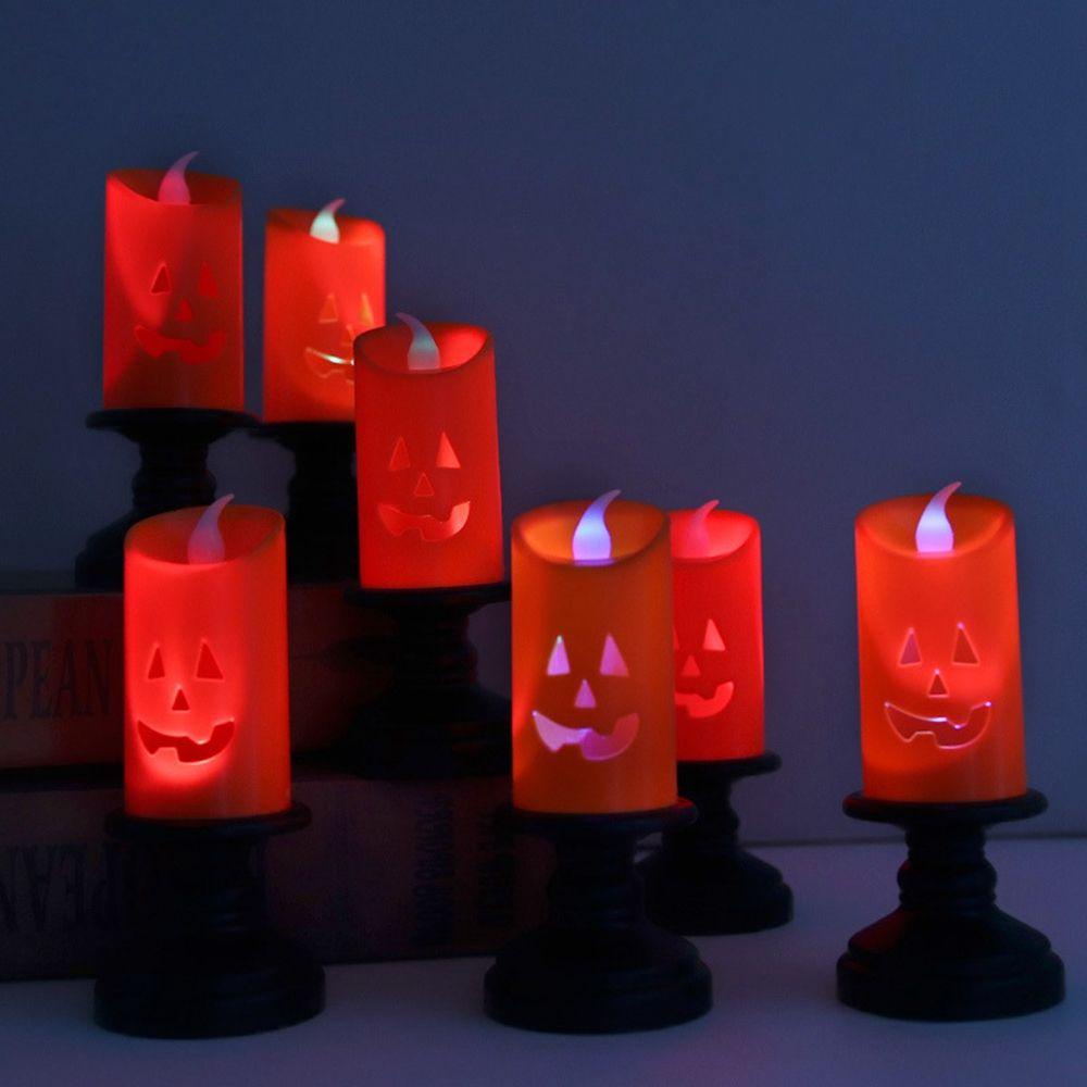 1 Lồng Đèn Nến Hình Bí Ngô Trang Trí Halloween