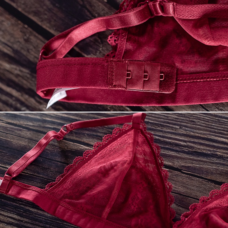 Áo Bra Ren 2 Dây - Áo Ngực Mút Mỏng - Bra Nữ Quyến Rũ  AMYBRA B7313