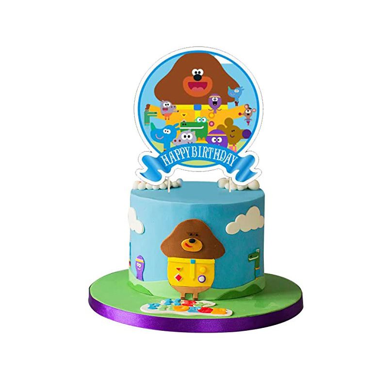 Hey Duggee kid Theme Birthday Party Supplies Cake Topper Banner Balloon Themed Party Decor