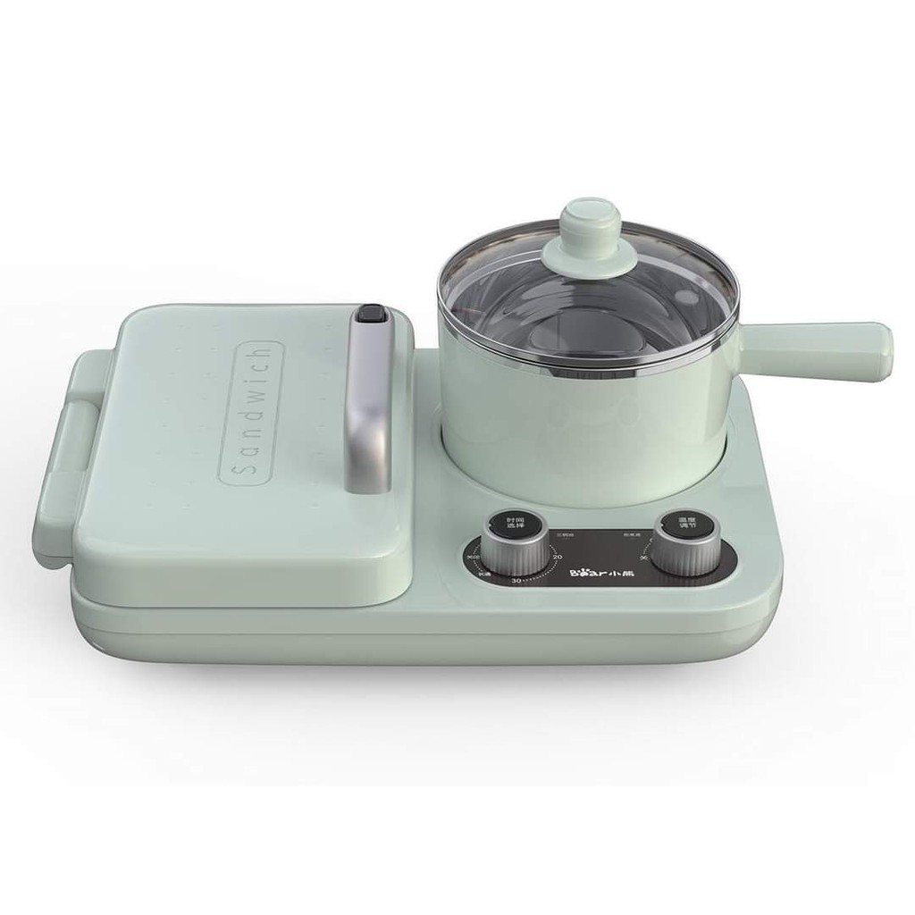 Mẫu Mới Bear Máy Làm Bữa Ăn Sáng,Thức Ăn Sáng Đa Năng 3 in 1 - Nướng , Chiên, Hâm Nóng
