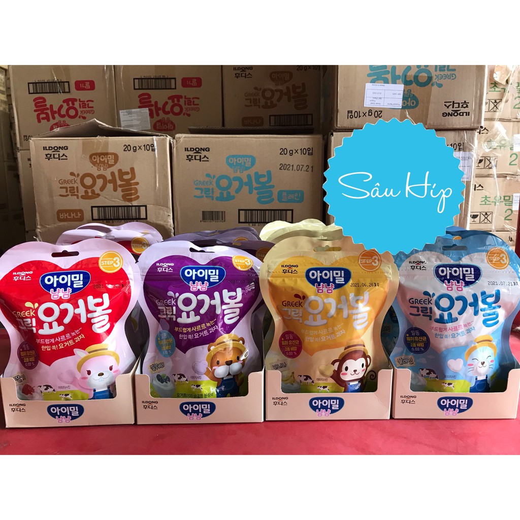 Sữa Chua Khô Trái Cây Ildong Hàn Quốc Cho Bé Từ 6 Tháng Tuổi