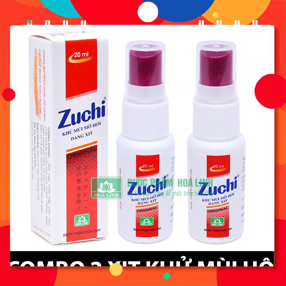 2 Xịt Khử Mùi Hôi Chân ZUCHI , Khử Mùi Hôi Giày, Khử Mùi Hôi Nách - DƯỢC PHẨM HOA LINH