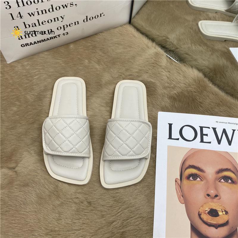 Dép Sandal Quai Dán Đế Bệt Thời Trang Mùa Hè 2022 Dành Cho Nữ