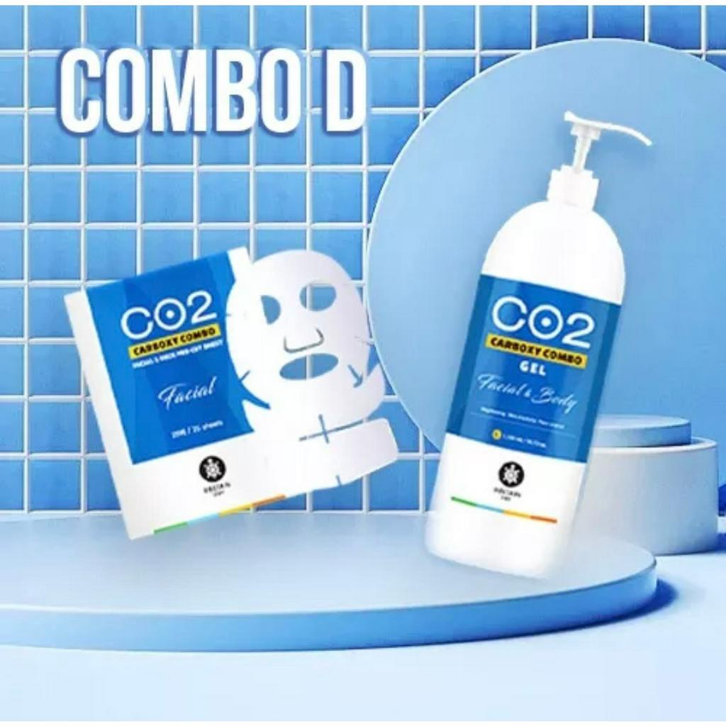 Bộ thải độc da MẶT VÀ BODY CO2 Carboxy Ribeskin giúp da sạch sâu, căng bóng, ngăn ngừa mụn