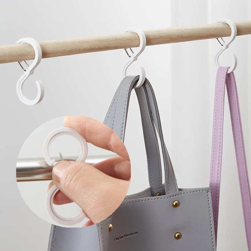 1 Móc Treo Đồ Hình Chữ S Chịu Lực Tốt Chống Gió Bằng Nhựa