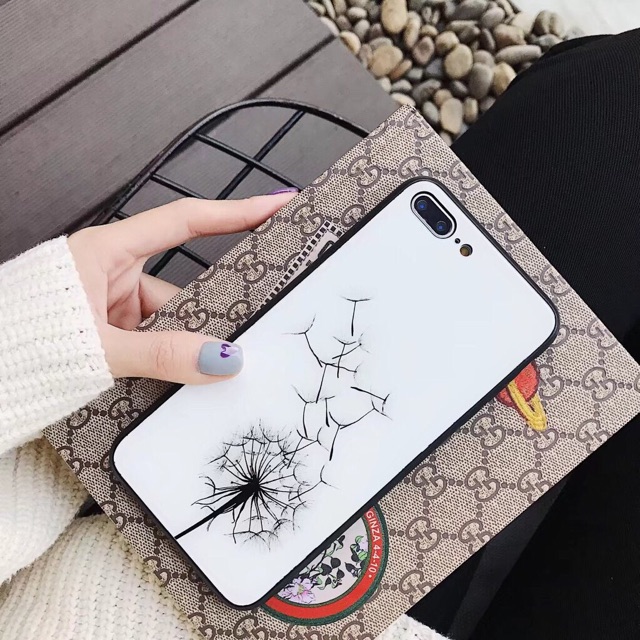 Ốp Lưng Kính Bóng 13ProMax 12ProMax 11ProMax XSMAX X XS 7Plus FUKISHOP