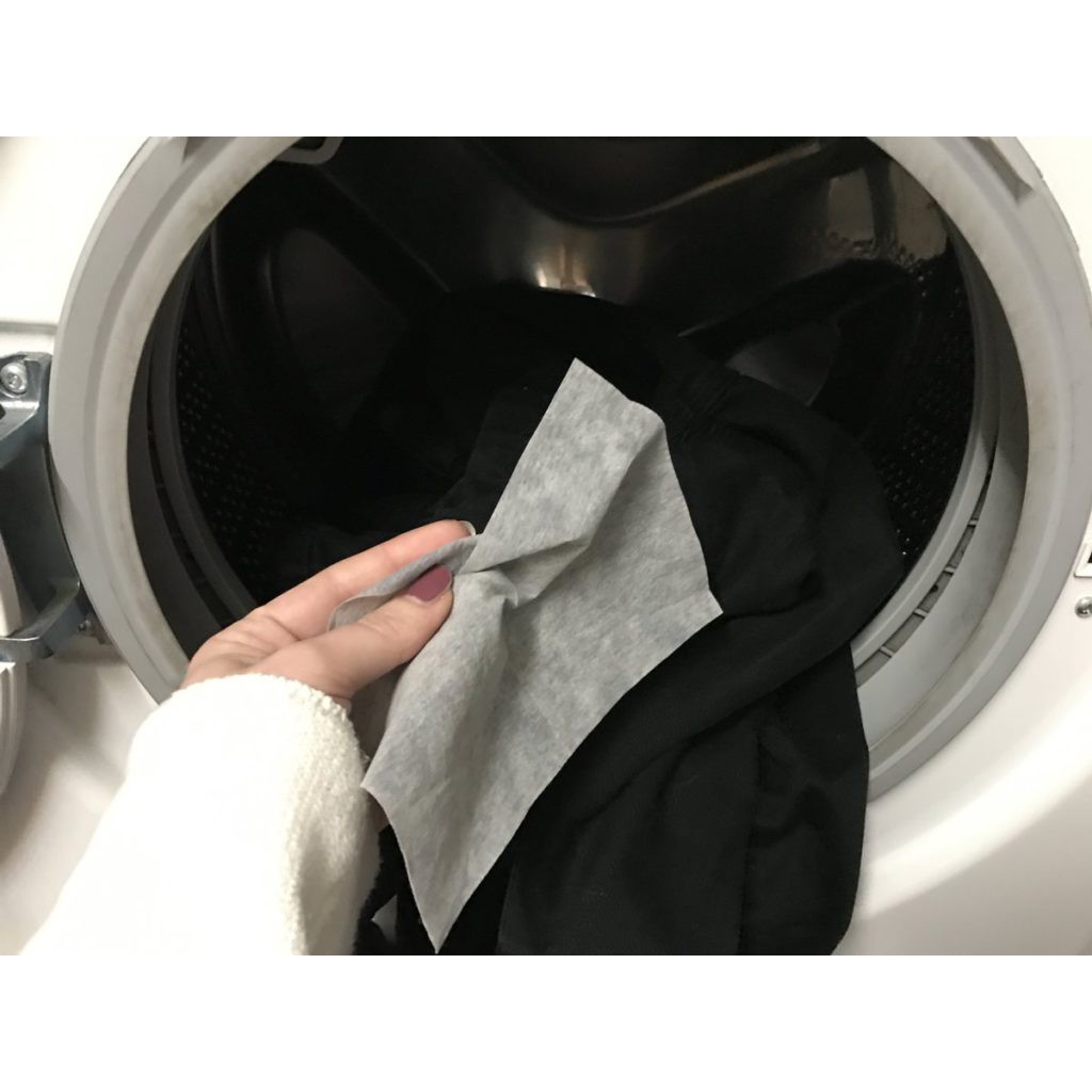 [ HÀNG ĐỨC ] Giấy giặt đen quần áo HEITMANN, giúp quần áo đen bạc màu lên màu đẹp lung linh như vừa mua