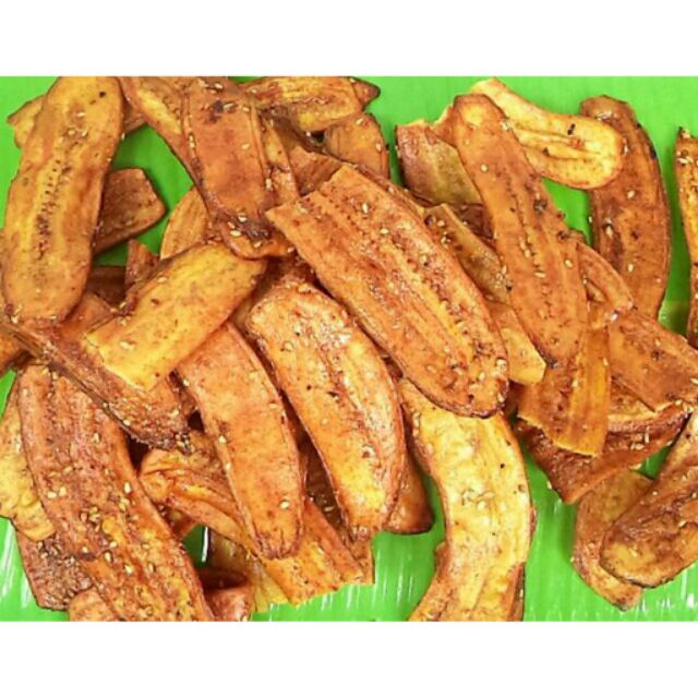 Chuối laba sấy mè gừng