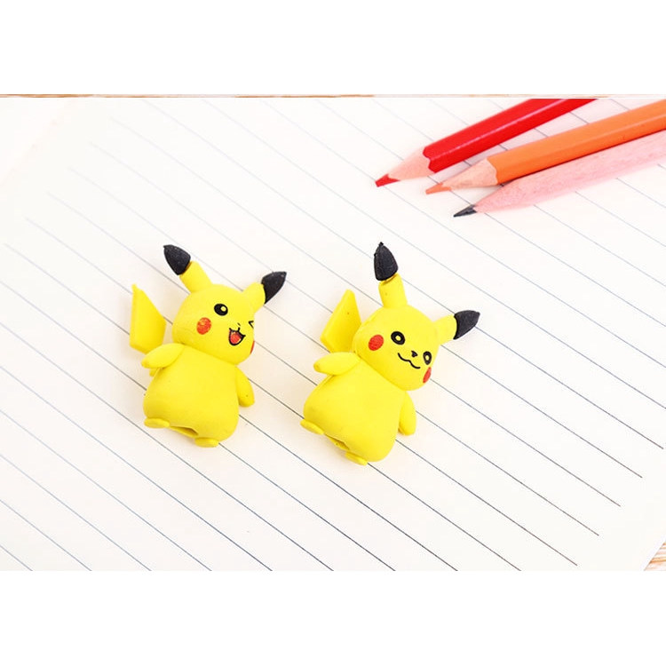 Bộ 4 Cục Tẩy Cao Su Hình Pikachu Dễ Thương