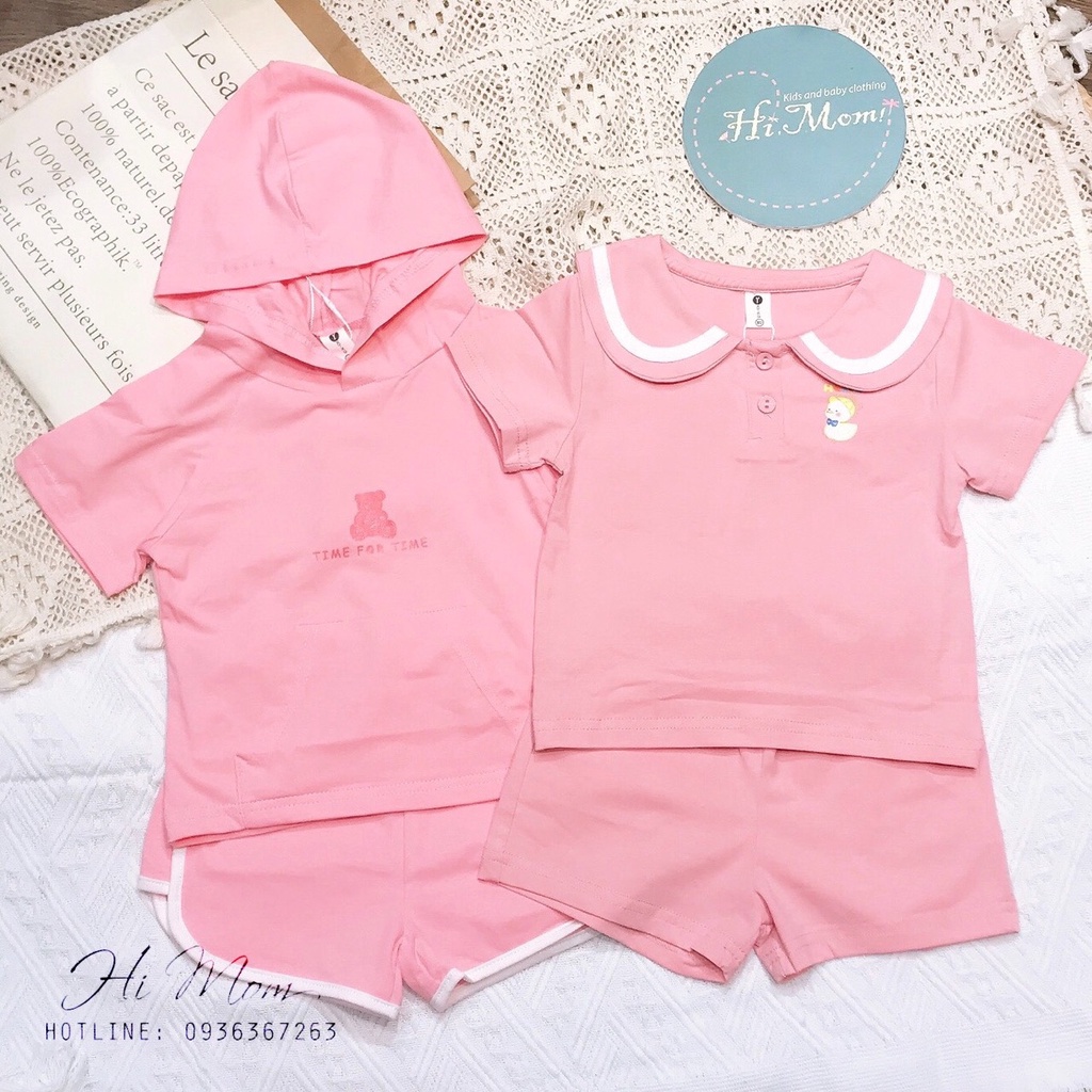 Set bộ cộc đáng yêu bé gái size cho bé từ 10-18kg