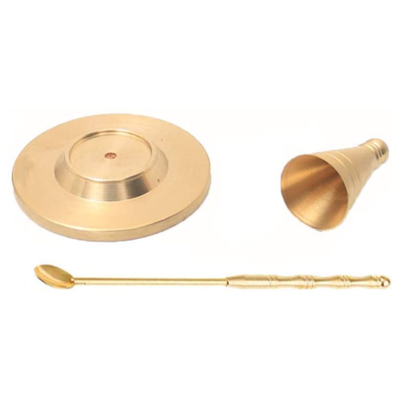 Khuôn tháp lư hương dạng hình chóp nón bằng đồng nguyên chất để đốt trầm hương