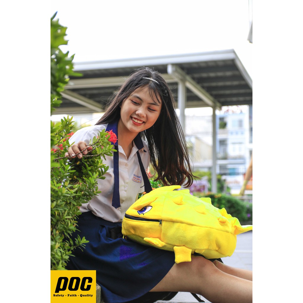 Balo khủng long vàng cute