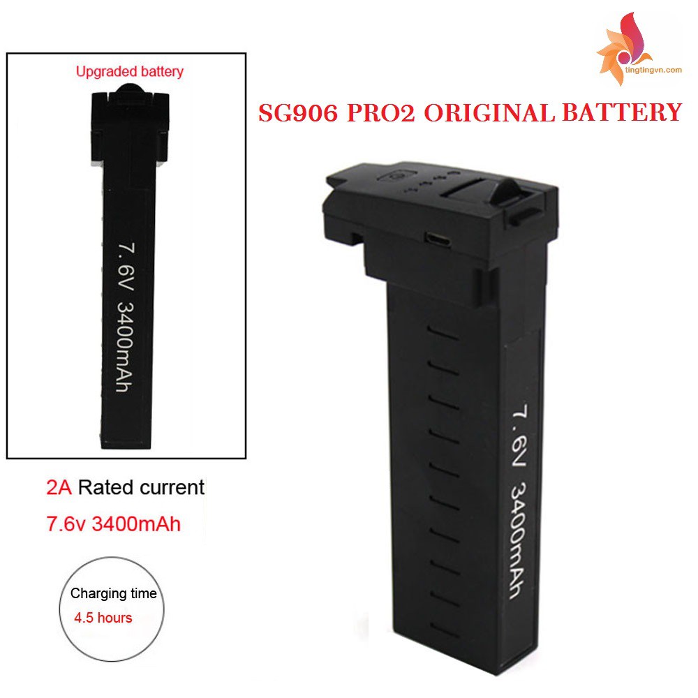 PIN Flycam ZLRC Beast SG 906 Pro/ SG906 dùng chung cho X193 CSJ-X7 7.6V Pin 3400Mah LiPo