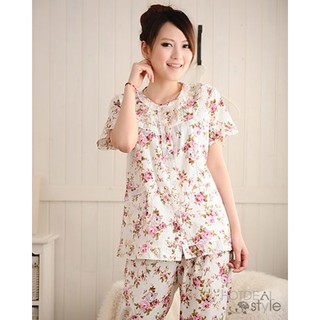 Bộ đồ mặc nhà tay nhún