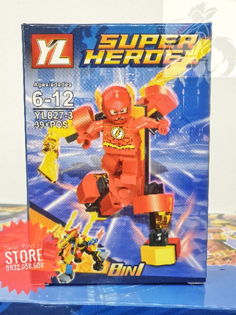 Combo 8 Minifigures các siêu anh hùng Marvel
