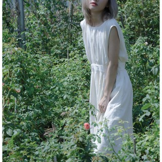 Thời Trang Nữ - Đầm dài Linen - Jasmine Dress