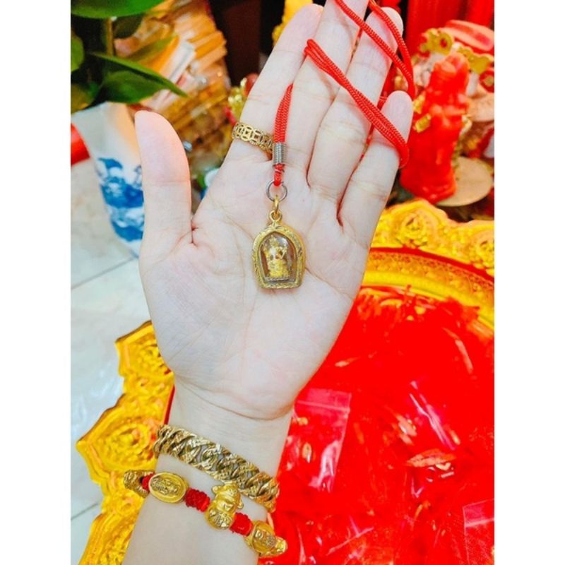 Mặt Dây Chuyền Kèm Dây Thần Tứ Diện Thái Lan